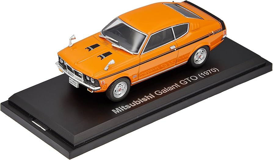 Amazon | Norev 1/43 三菱 ギャラン GTO 1970年 オレンジ 完成品