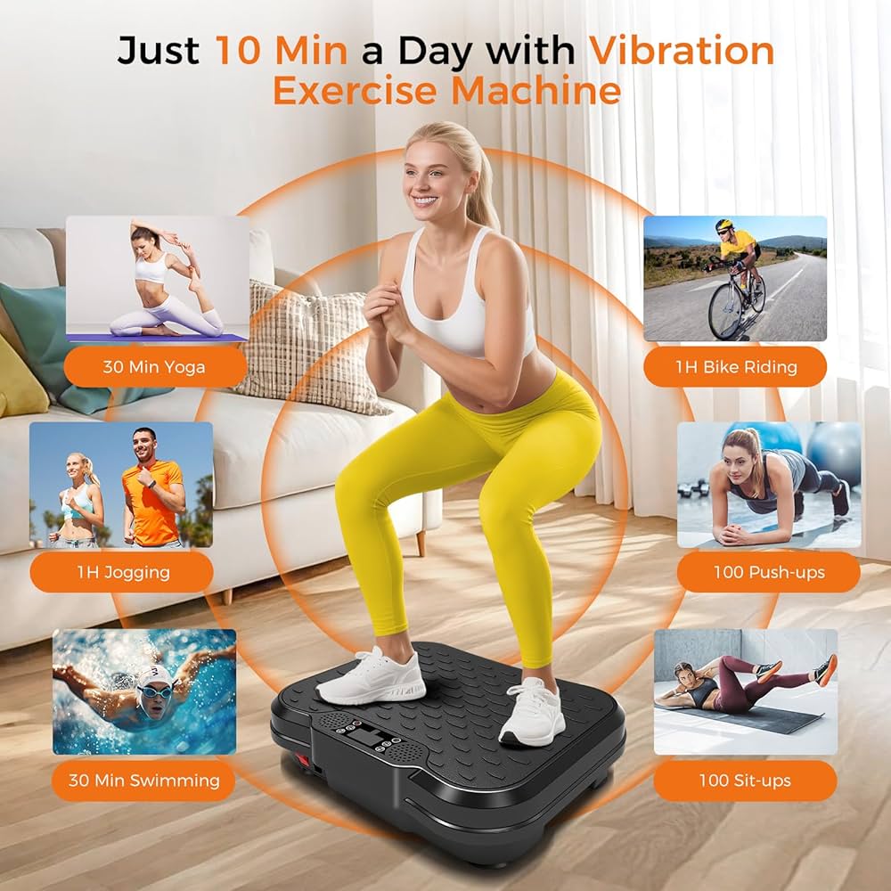 Amazon.com : NXSCI Vibration Plate Exercise Machine,Vibrating