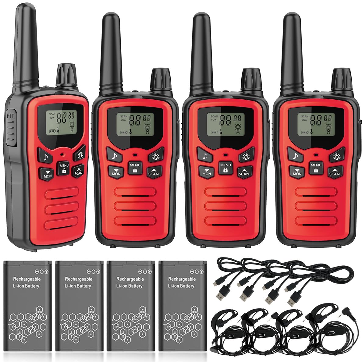 Amazon | トランシーバー 無線機 免許不要 特定小電力 充電式 簡単操作