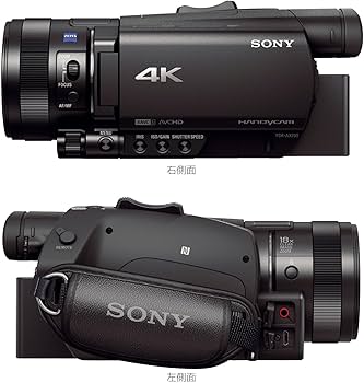 Amazon | SONY(ソニー) 4K ビデオカメラ Handycam FDR-AX700 ブラック