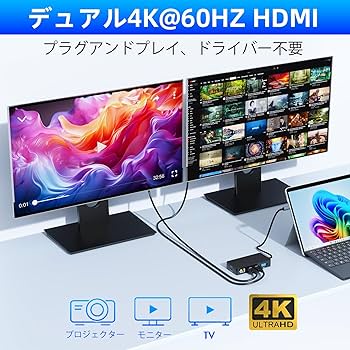 Amazon.co.jp: Surface ドック USB C Thunderbolt 4 Surface Dock