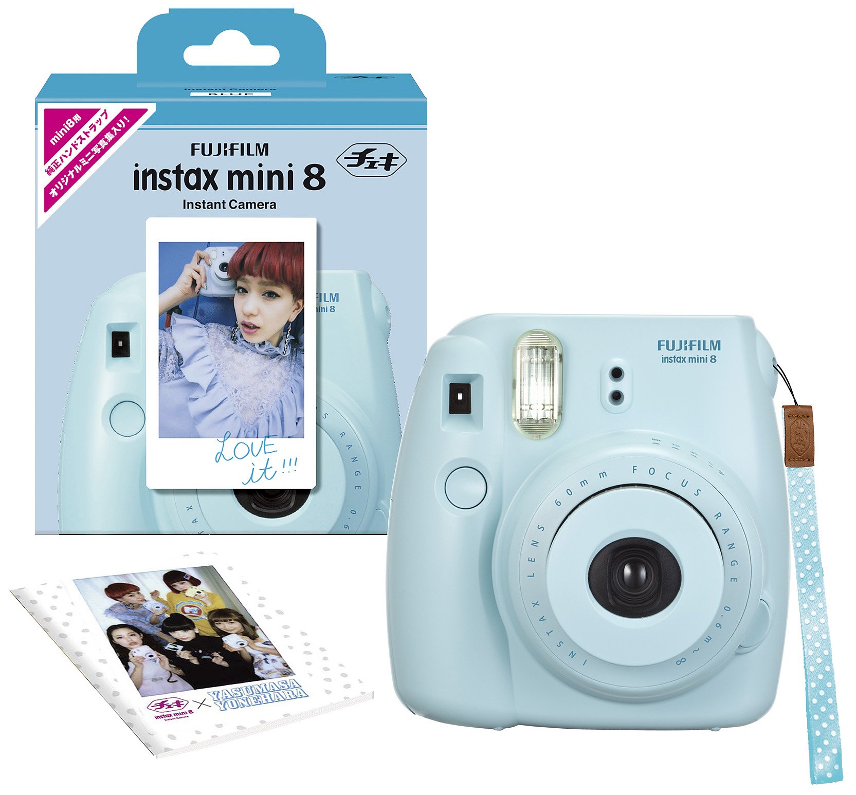 Amazon | FUJIFILM インスタントカメラ チェキ instax mini 8 ブルー
