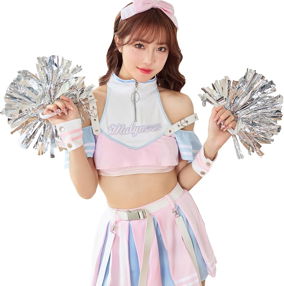 Amazon.co.jp: [Malymoon] ハロウィン コスプレ チア チアガール
