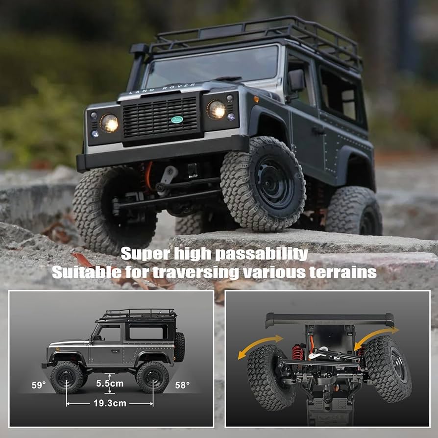 Amazon.com: Hylukon MN99S RC Rock Crawler, 1:12 Scale D90 Land