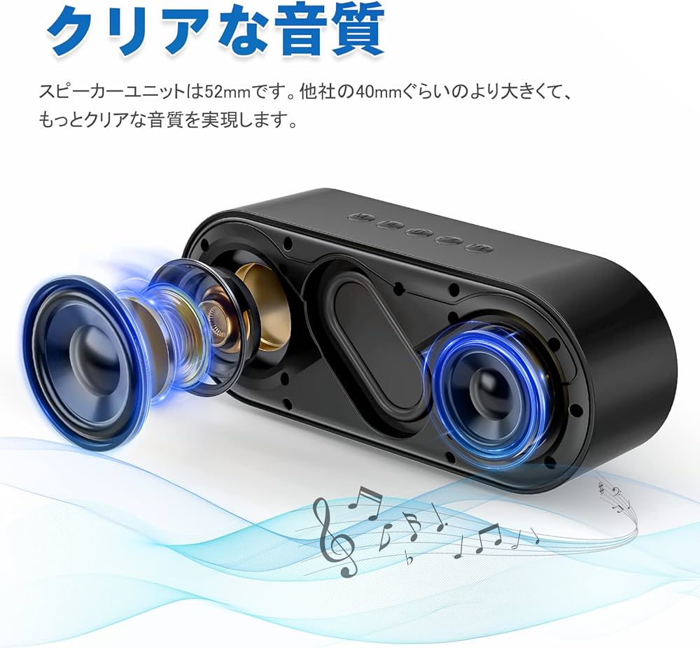 Amazon.co.jp: Gaifsuai Bluetooth スピーカー ワイヤレス 18時間連続