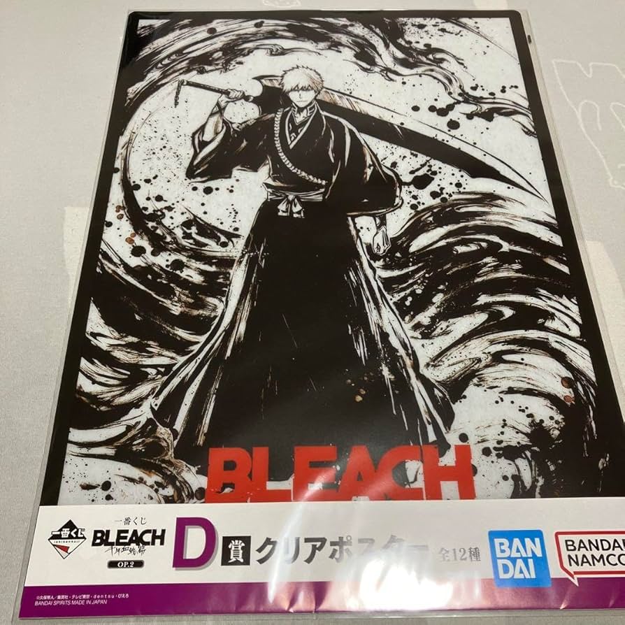Amazon.co.jp: 一番くじ BLEACH ブリーチ D賞 黒崎一護 クリアポスター