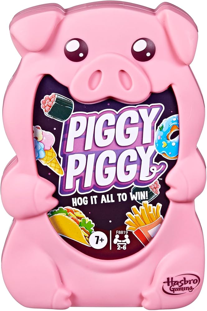 Amazon.com: Hasbro Gaming Piggy Piggy Card Game | Family Games for