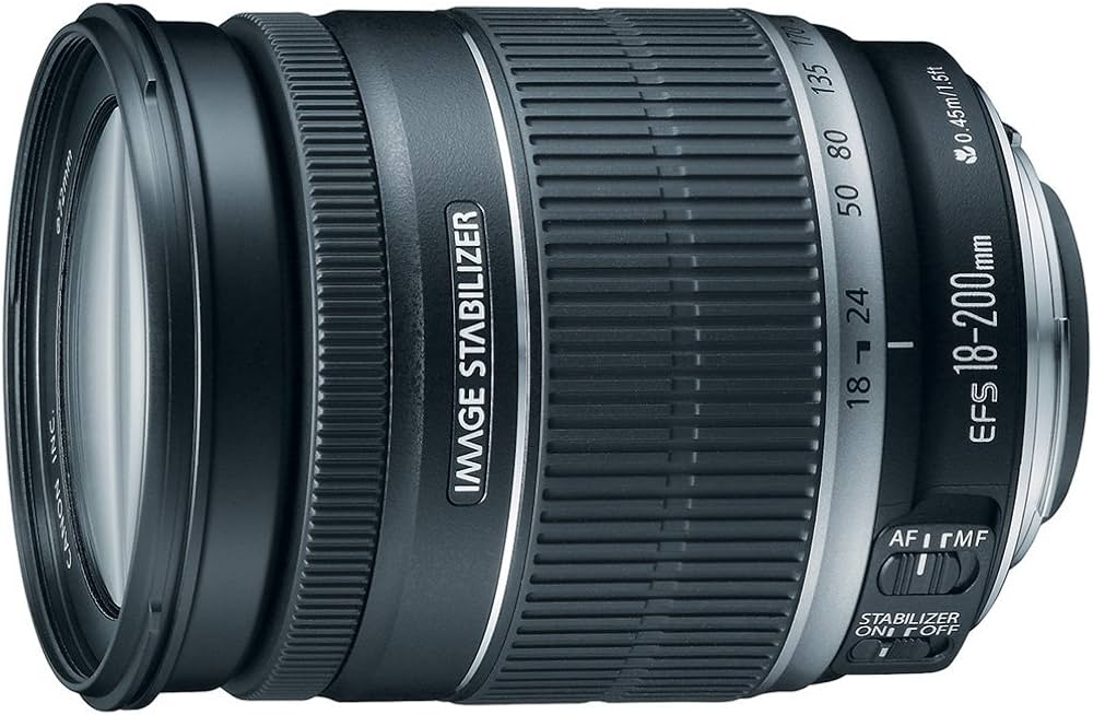 Amazon.co.jp: Canon EF-S 18-200mm f/3.5-5.6 IS Standard Zoom Lens
