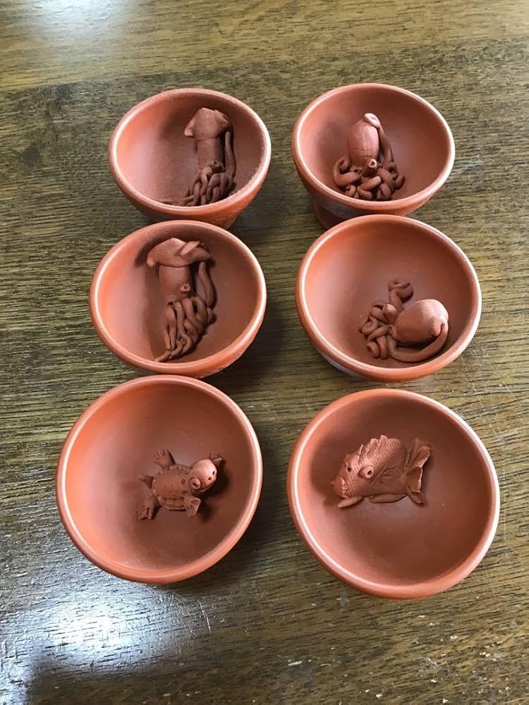 Amazon | 常滑焼 名工 不識庵素三 井上素三 徳利 ぐい呑み お猪口