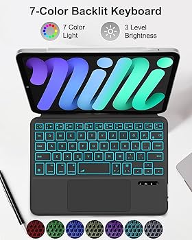 Amazon.co.jp: MePadKey US英語配列キーボードケース iPad Mini 7 A17