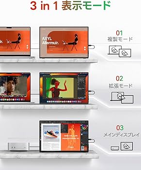 Amazon.co.jp: Intehill モバイルモニター 3k タッチモニター 16