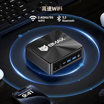 Amazon | BMAX ミニPC AMD Ryzen 7 5825U 8C/16T 2.0~4.5GHz 64GB換装