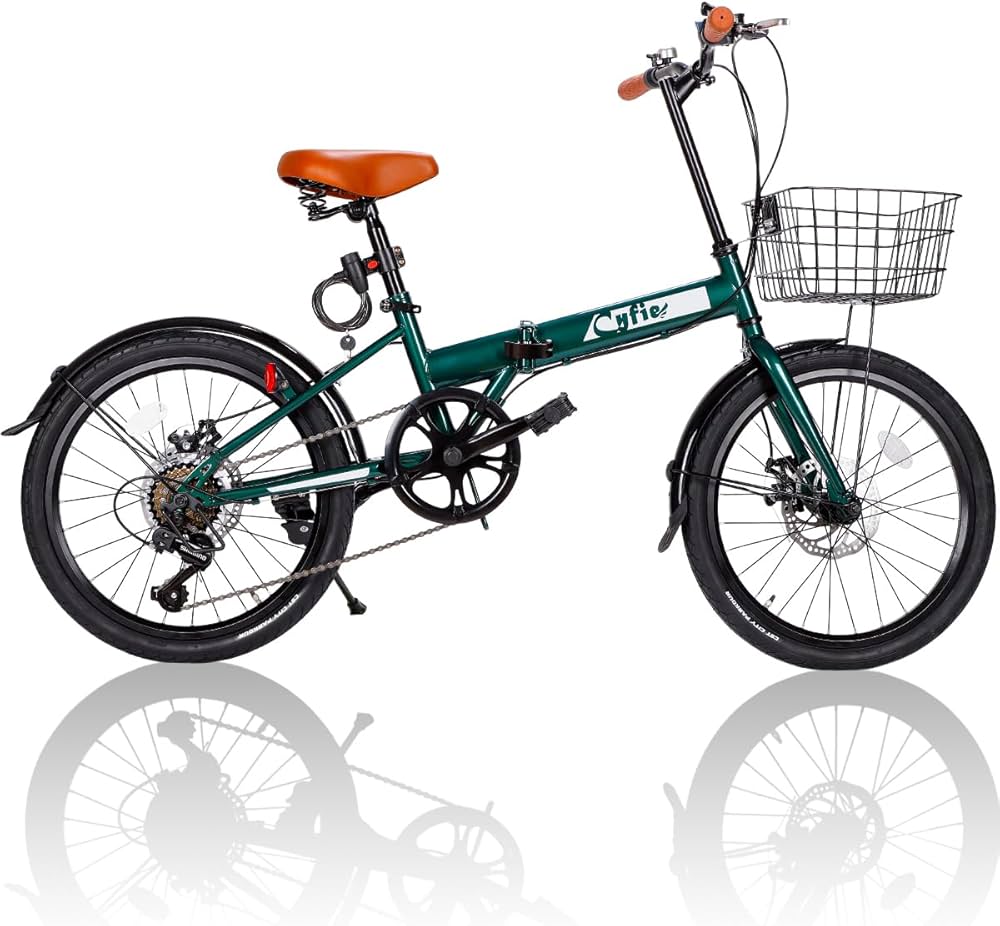 Amazon | CYFIE 折りたたみ自転車 20インチ ミニベロ シマノ7段変速