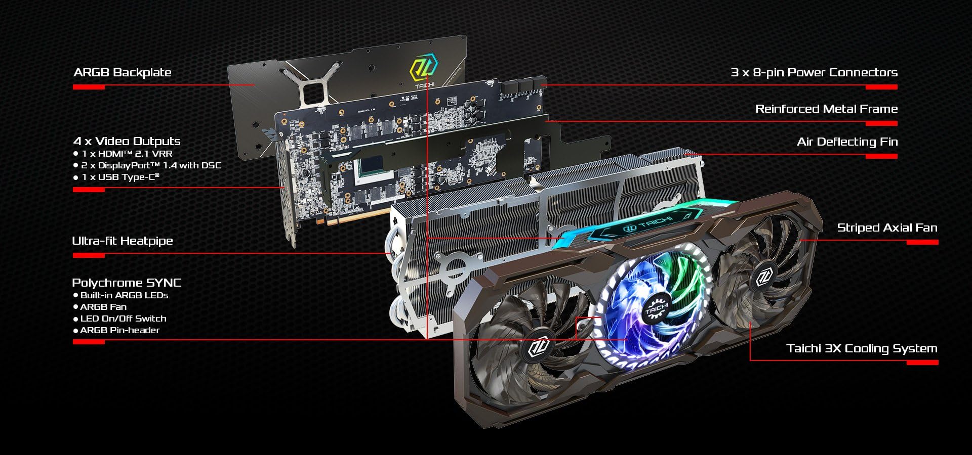 Amazon | ASRock グラフィックボード RX 6800 XT Taichi X 16G OC AMD