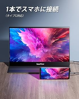 Amazon.co.jp: モバイルモニター2画面InnoView デュアル モバイル