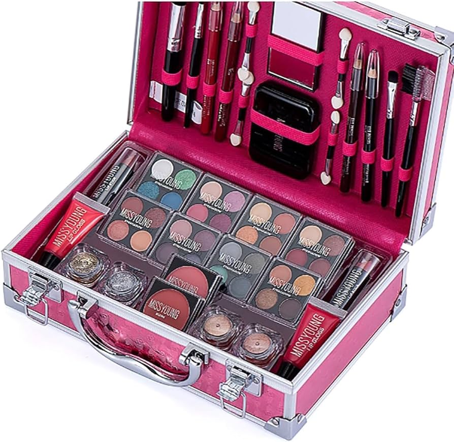 Amazon | フル美容メイクアップ化粧品セット56個 ミラー付き