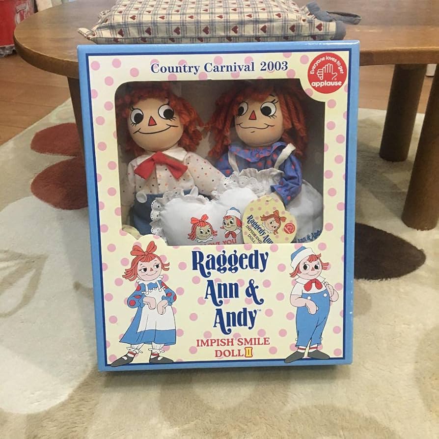 Amazon | さらに カントリー雑貨 ラガディ アン&アンディ 人形 | 人形