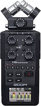 Amazon | ZOOM ズーム - ハンディーレコーダー H6 BLK ブラック +