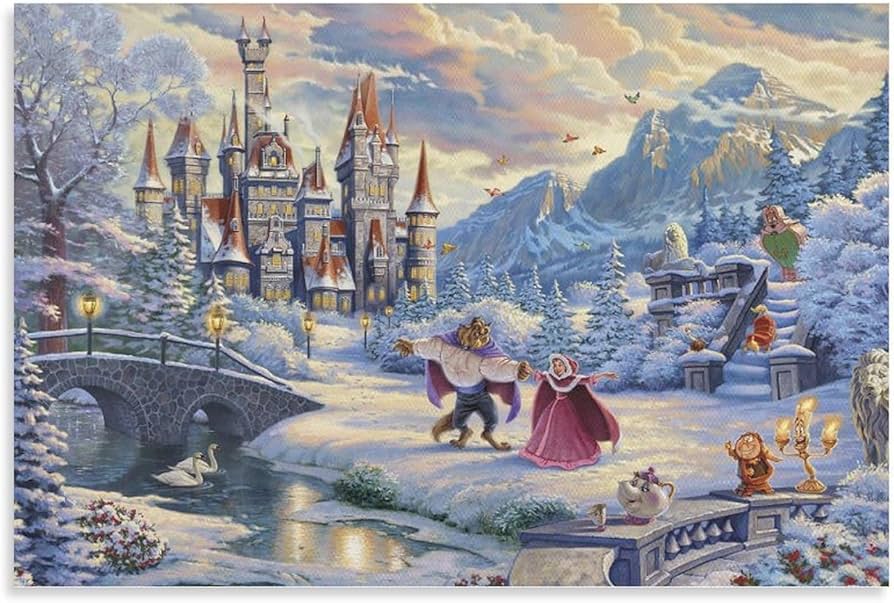 Amazon.co.jp: Thomas Kinkadeトーマスキンケード《美女と野獣冬