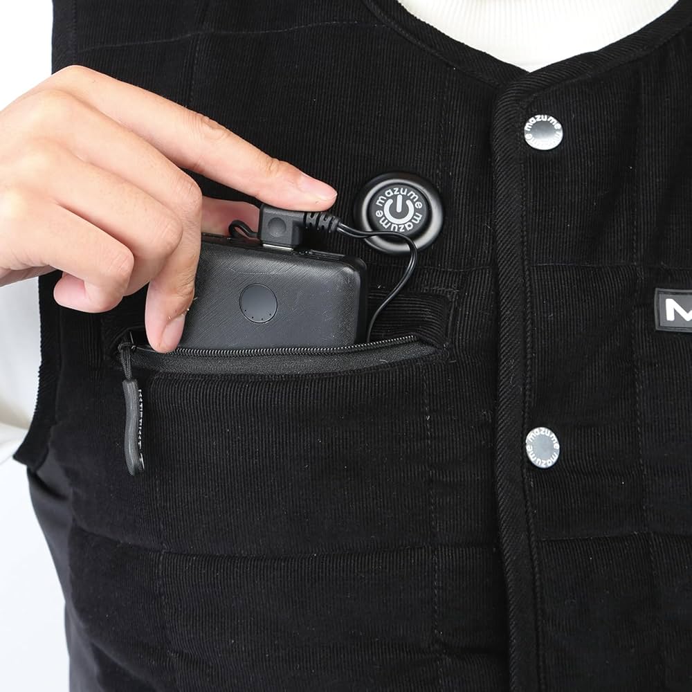 Amazon.co.jp: mazume ヒーターベスト MZFW-802 L : ファッション