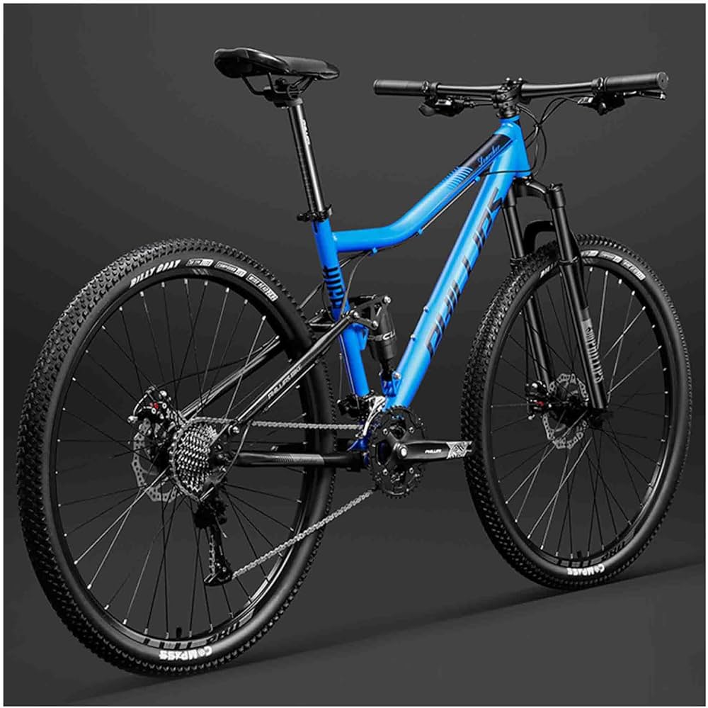 Amazon | 30段変速 フルサスペンションマウンテンバイク 24インチ MTB