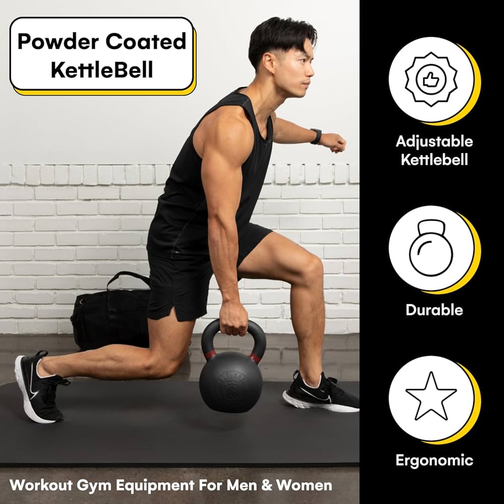 Amazon | (ケトルベルキングス) Kettlebell Kings粉体塗装ケトルベル