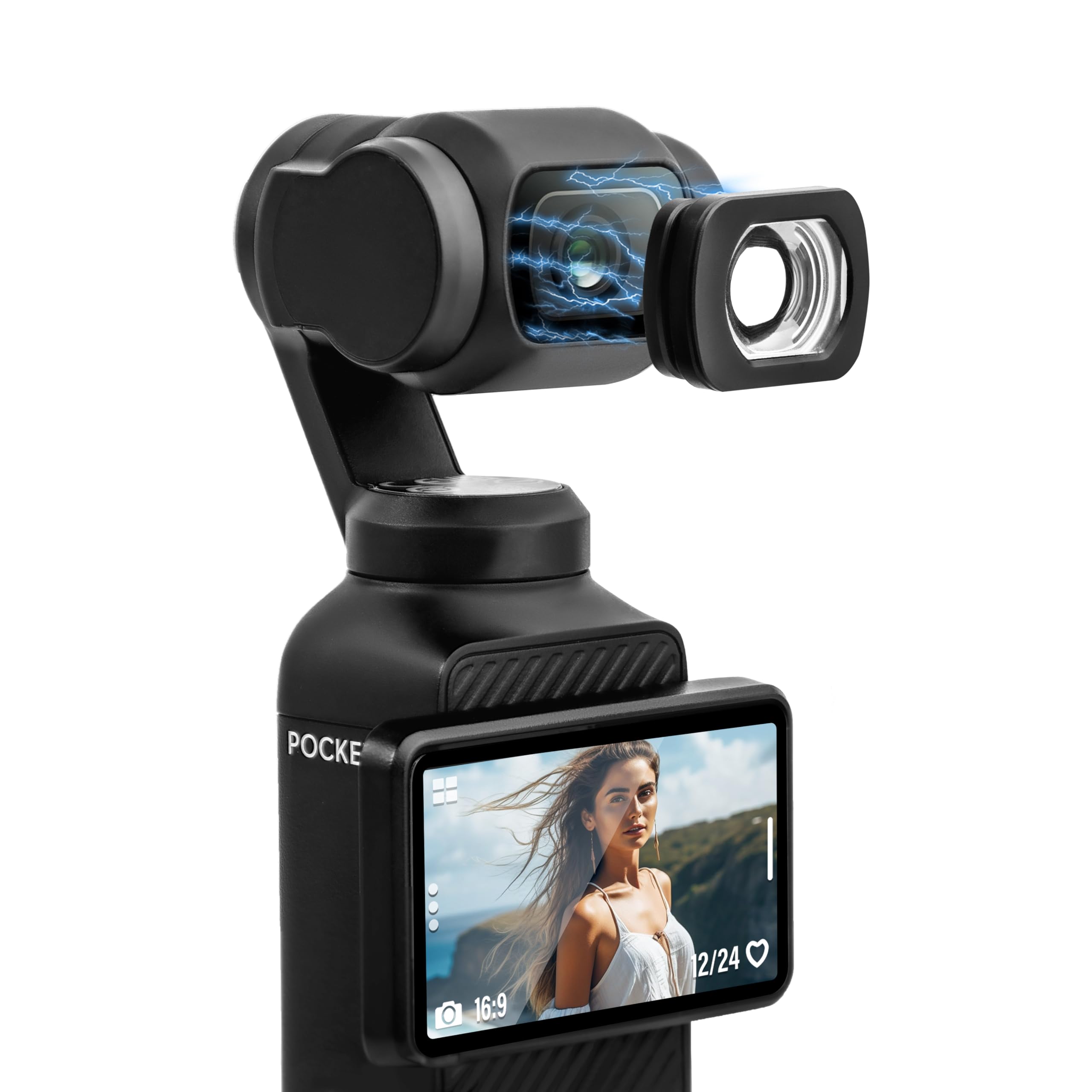 Amazon.com : Tomat Osmo Pocket 3 Wide Angle Lens,112° Magnetic