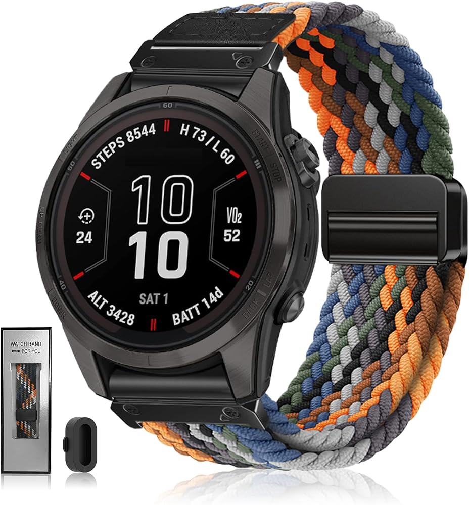 Amazon.com: Quickfit 22mm 26mm Watch Band - Compatible with Garmin