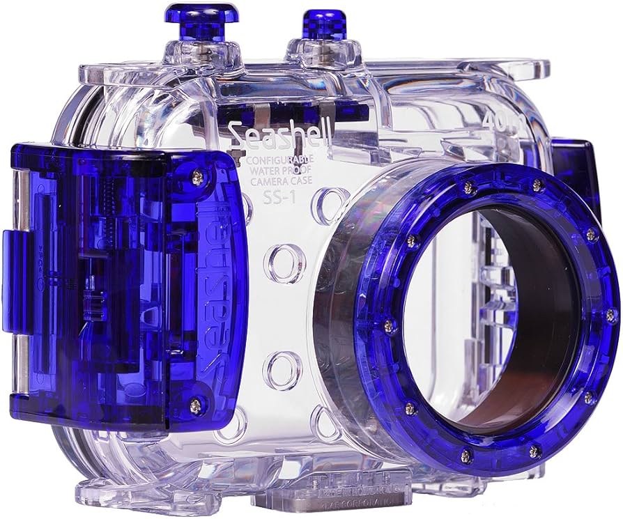 Amazon.co.jp: ETSUMI コンパクトカメラ用水中ハウジング Seashell-SS1
