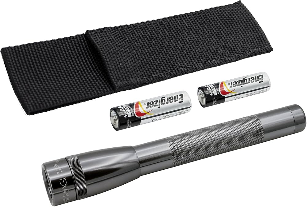 Amazon | MAG-LITE(マグライト) ミニマグ 3W LED 単3×2本 グレー