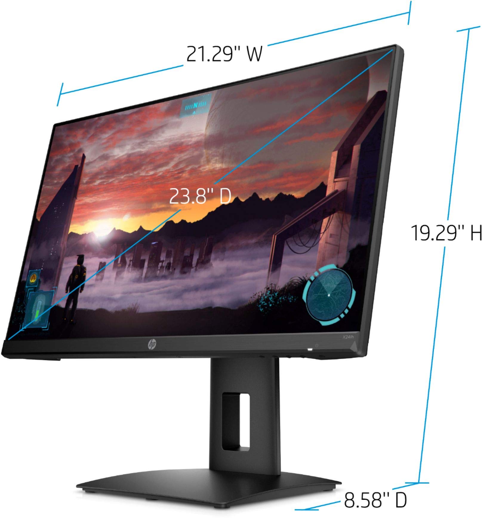 Amazon.co.jp: HP 24インチ FHD 144Hz 1ms GTG IPS LED FreeSync