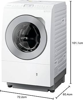 Amazon | パナソニック ドラム式洗濯乾燥機 幅63.9cm 洗濯12kg/乾燥6kg