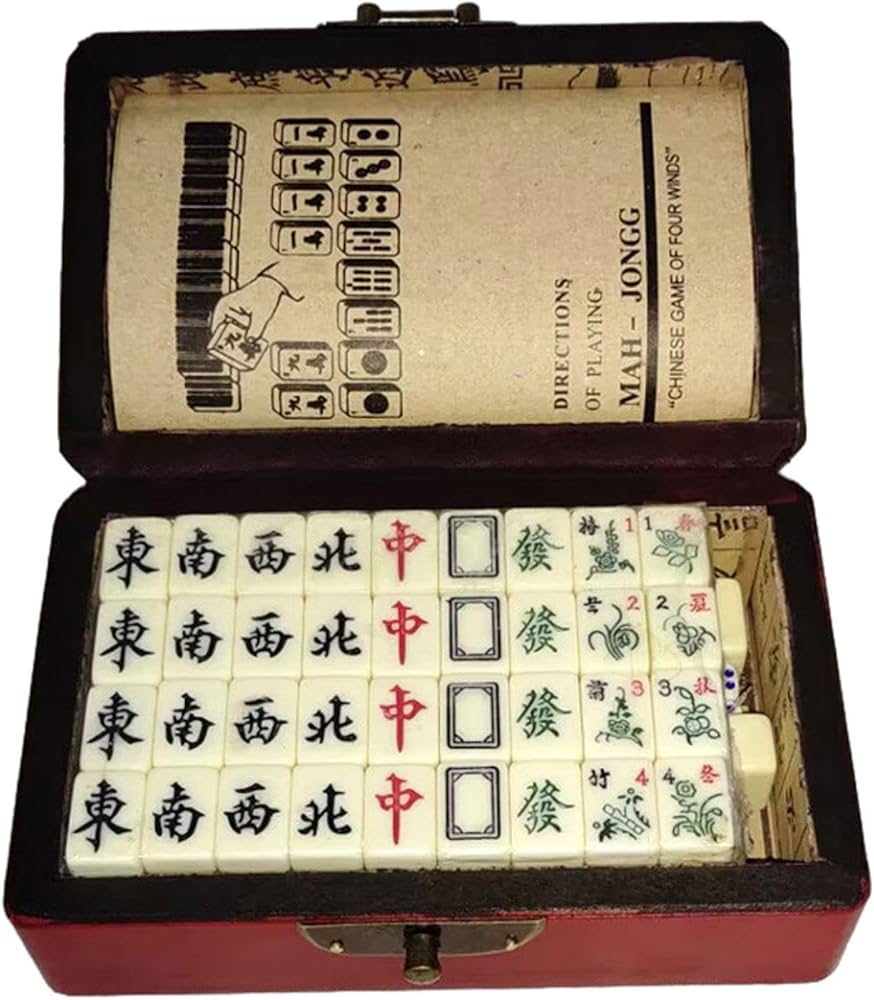 Amazon | DeeRace 麻雀牌セット 麻雀 ミニサイズセット マージャンパイ