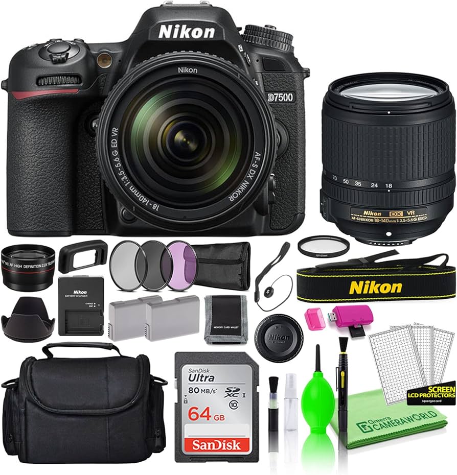 Amazon.com : Nikon D7500 20.9MP DSLR Digital Camera with 18-140mm