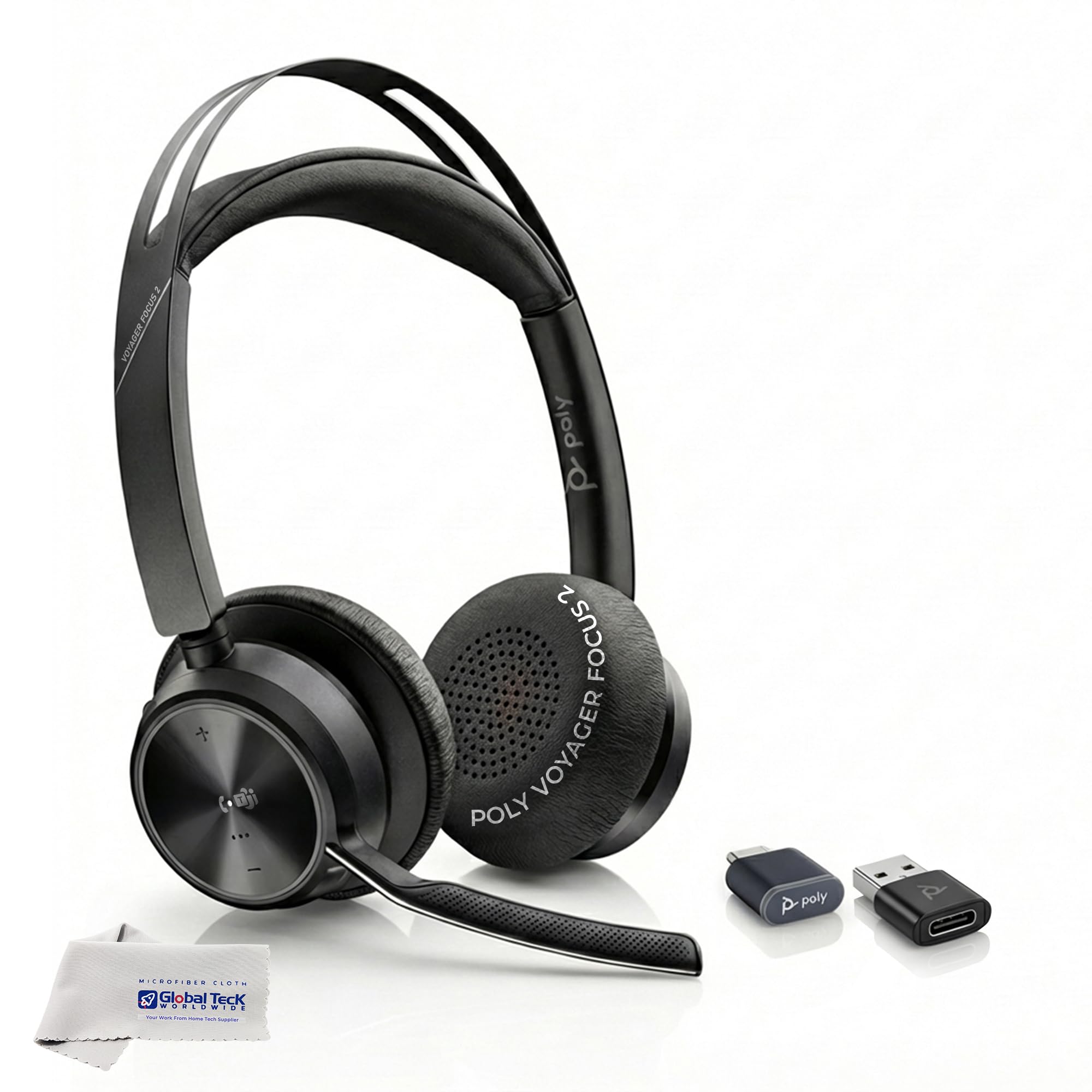 Amazon.com: Poly Voyager Focus 2 Bluetooth Headset with Noise