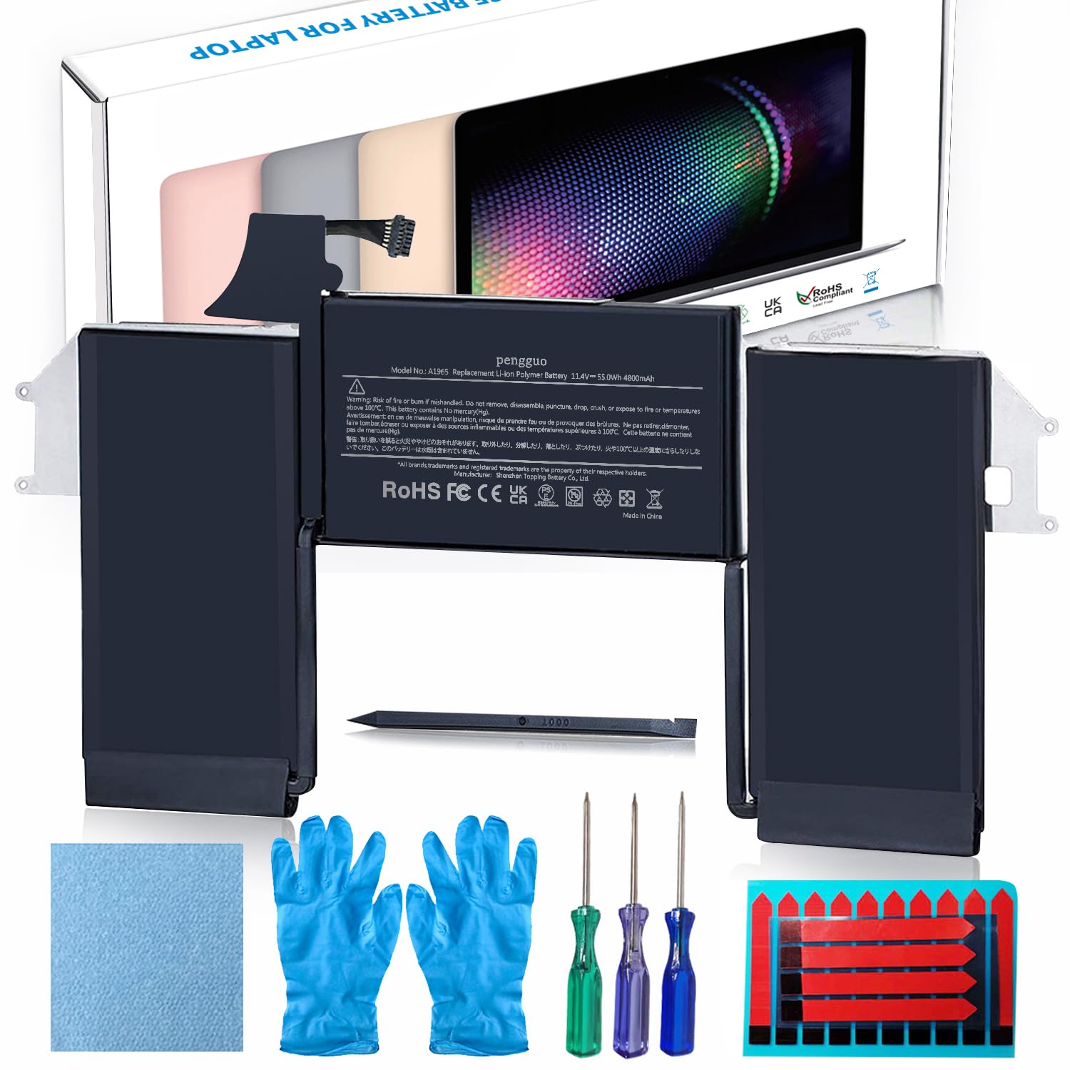 Amazon.co.jp: A1932 MacBook Airバッテリー 【PSE認証済み】 置換