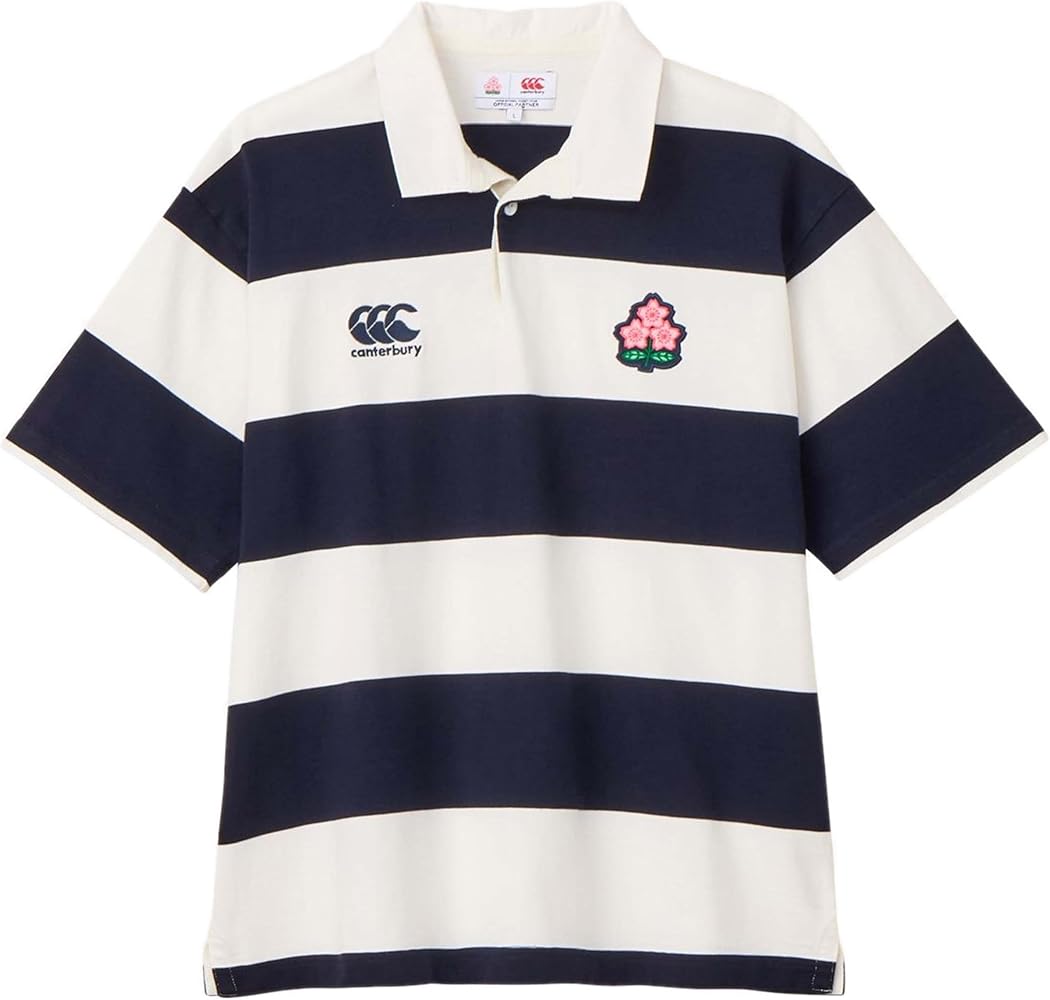 Amazon.co.jp: [カンタベリー] ラガーシャツ JAPAN S/S 4INCH STRIPE