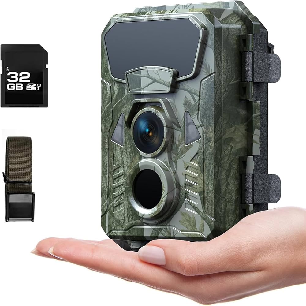 Amazon.co.jp: 4Kトレイルカメラ 電池式 超ミニ防犯カメラ 32GB SD