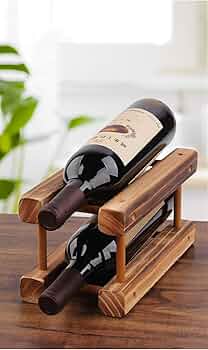 Amazon｜木製 ワインラック ワインホルダー 1段 2本収納 ワイン