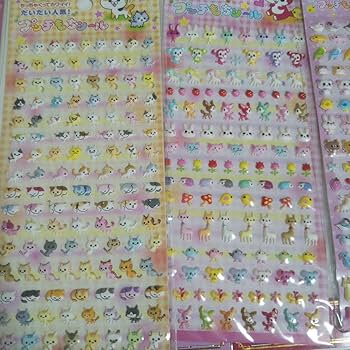 Amazon.co.jp: シール ぷくぷくシール まとめ売り ぷっくりシール 平成