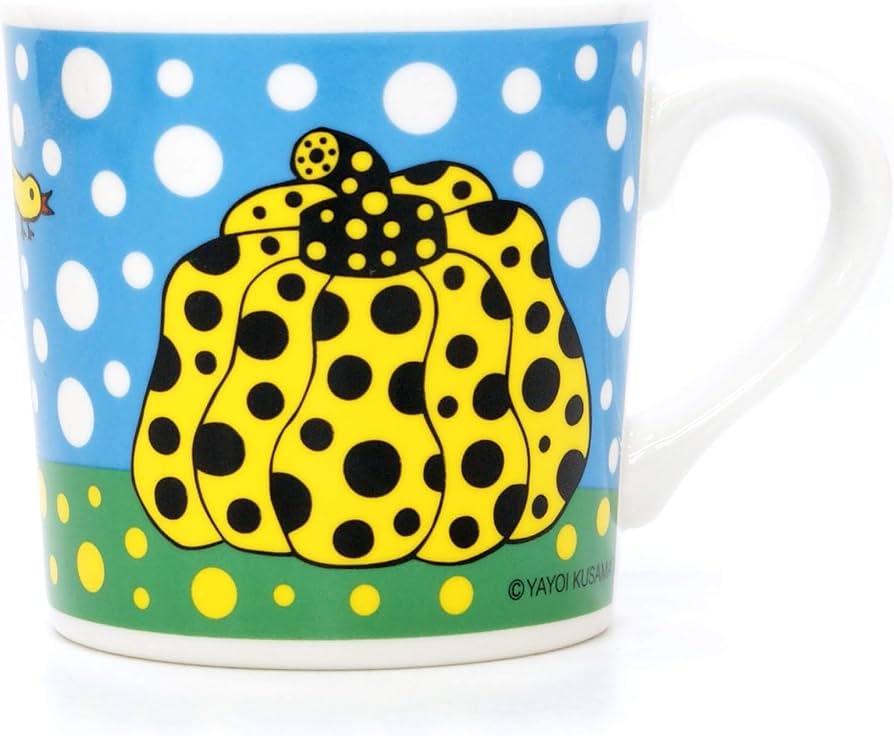 Amazon.co.jp: 草間彌生 マグカップ [かぼちゃ(青)] : ホーム＆キッチン
