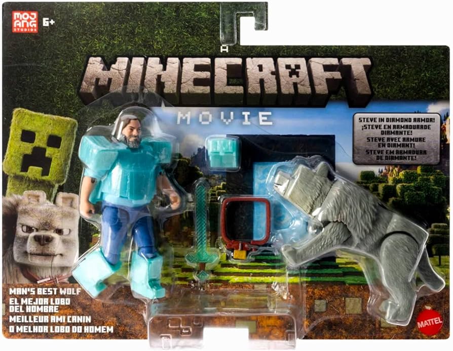 Amazon.co.jp: マインクラフト・ザ・ムービー マテル 4インチ