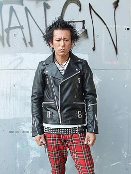 Amazon | パンク ロック系 タイトなシルエットがかっこいい細身のUK