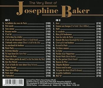 The Very Best Of Josephine Baker: Baker Josephine: Amazon.it: CD e
