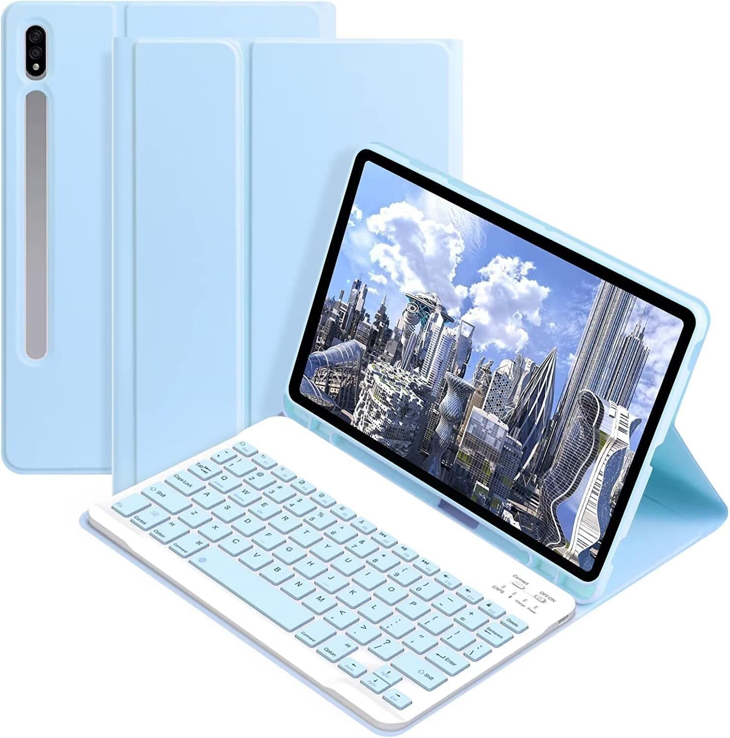 Amazon | おしゃれ Galaxy Tab S9 FE / S9 / S8 /S7 キーボード ケース