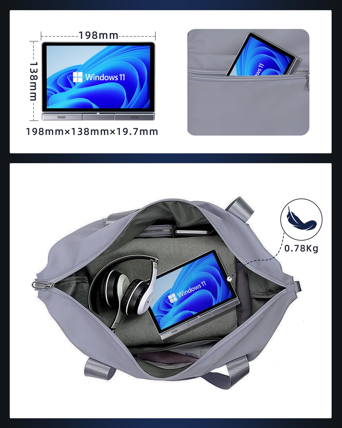 Amazon.co.jp: KOOFORWAY 8インチ Utral Pocket Pc タッチスクリーン