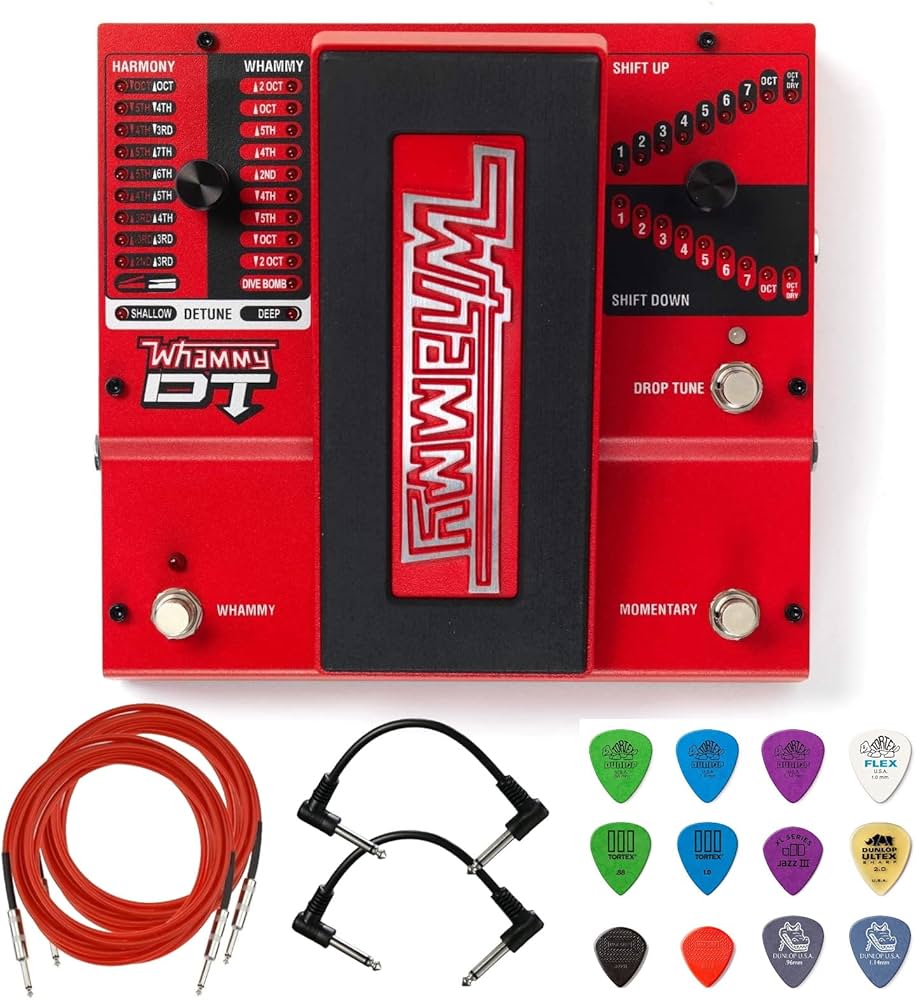 Digitech Whammy DT Guitar Pedal, Pitch Shift Drop Tune Guitar