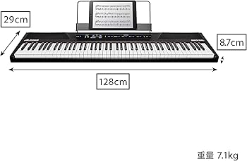 Amazon.co.jp: Alesis 電子ピアノ 88鍵盤 初心者向け電子ピアノ