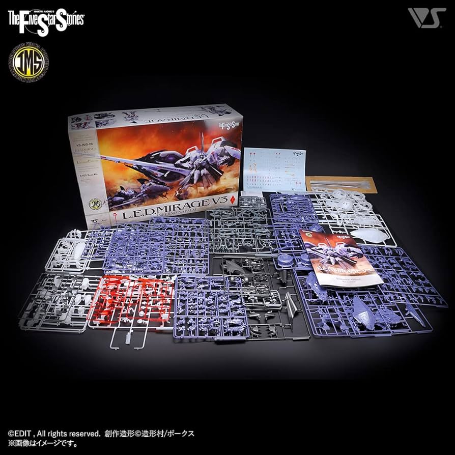 Amazon | ボークス ファイブスター物語 IMS 1/100 L.E.D.ミラージュ V3