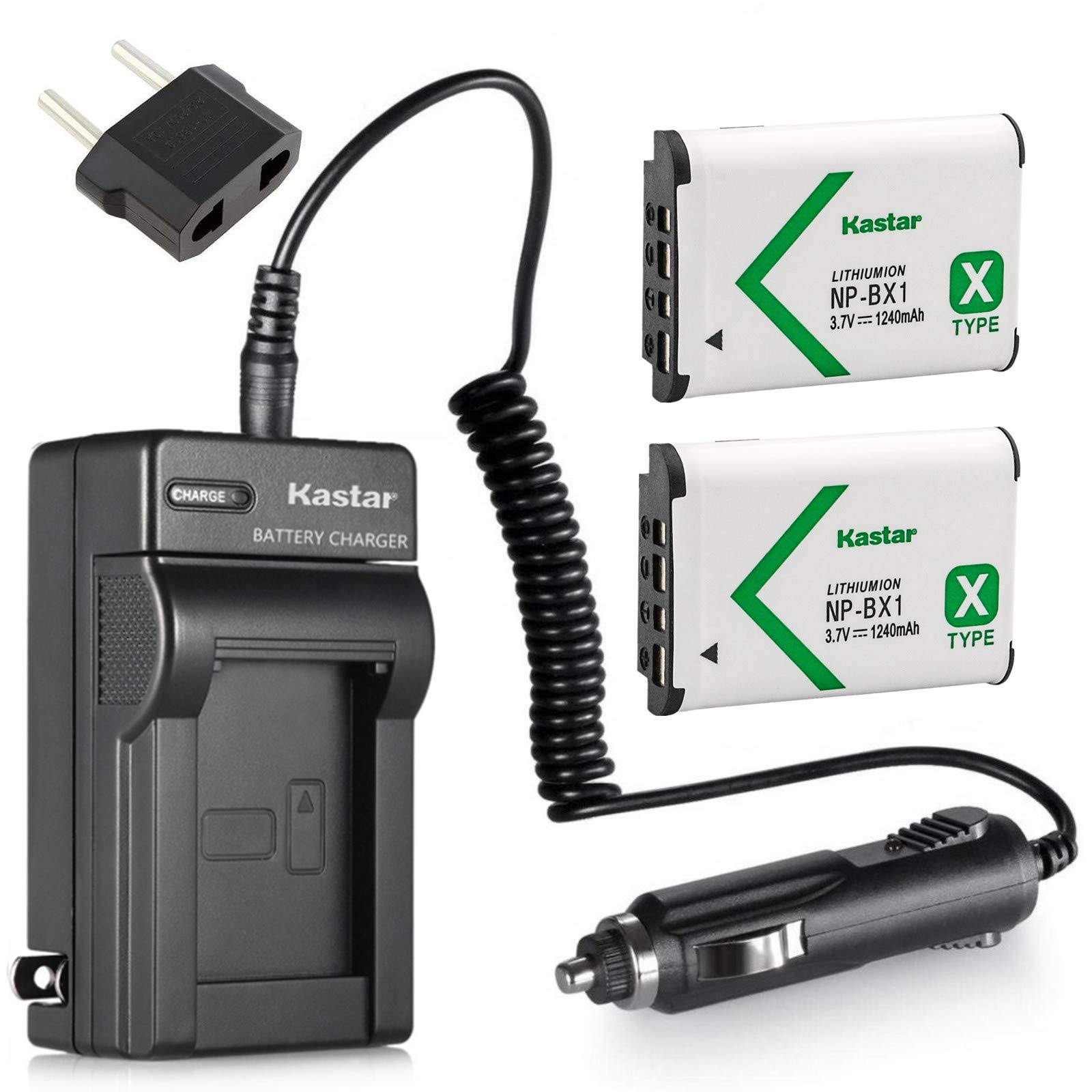 Amazon.com : Battery (2-Pack) and Charger for Sony HDR-CX405, HDR